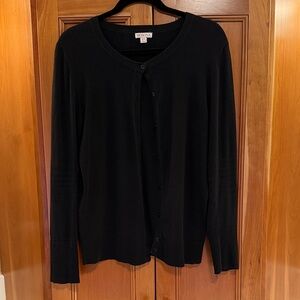 Merona Women's Classic Black Cardigan